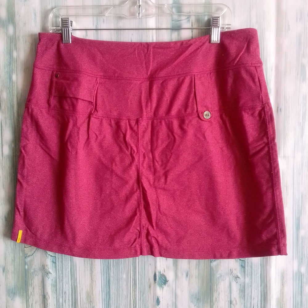 Lole raspberry stretch UPF 50 athletic skirt large